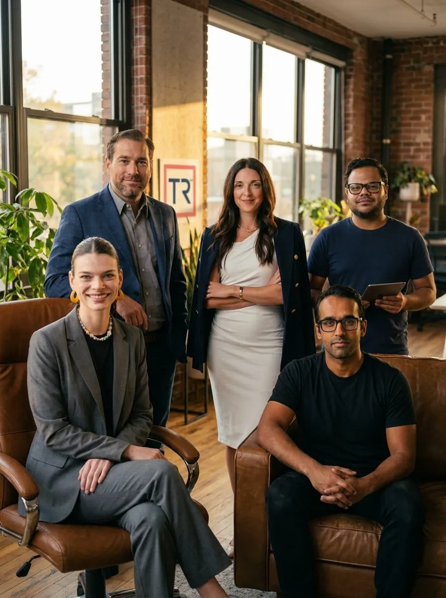 TalentRupt leadership team gathered together